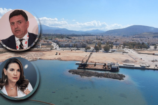 O υπουργός Ναυτιλίας Βασίλης Κικίλιας | Η υπουργός Τουρισμού Ολγα Κεφαλογιάννη